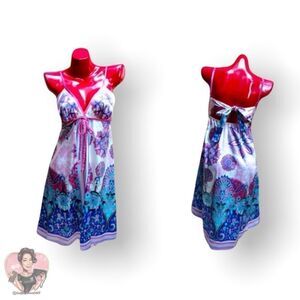 GUESS Floral silk dress